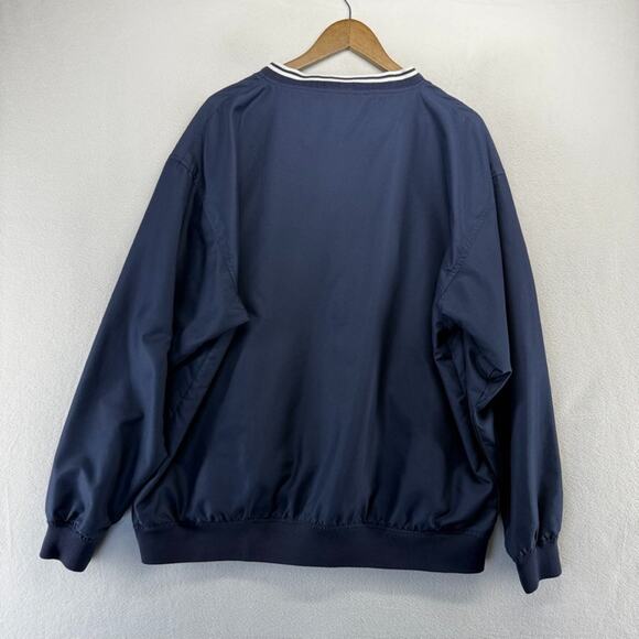 Vintage Michigan Wolverines Windbreaker Jacket Men's Large Blue Embroidered y2k - Picture 8 of 8